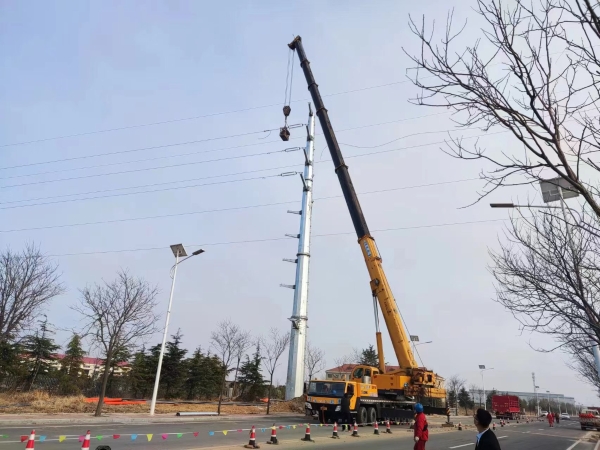 航天产业园内电力线路搬迁工程